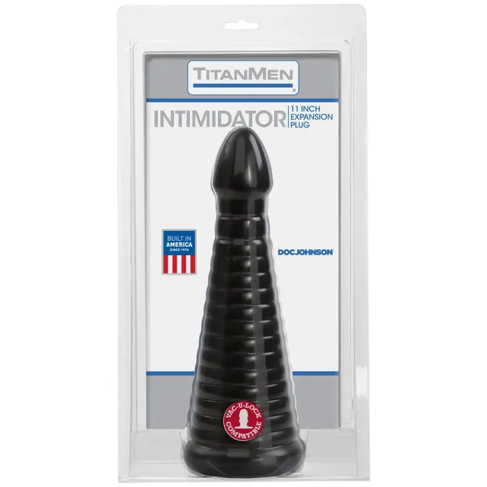 Intimidator анальная пробка – 28 cm (11″) – Черная