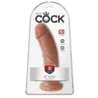 King Cock Realistic Dildo with Suction Cup – 21.5 cm (8.5″) – Skin — Photo 1
