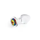 Crystal Desires Rainbow Gem Anal Plug – M — Photo 1