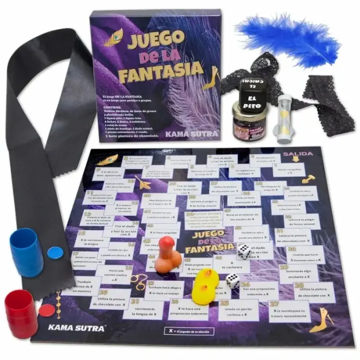 Diablo Picante Fantasies couples game set with chocolate body paint 30 ml