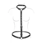 Fetish Temptation Spiked Bust Harness – Black — Photo 1