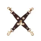 Taboom Cocoaelle – woven vegan leather hogtie connector – cocoa — Photo 5