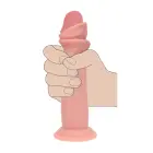 Dual Density silikoonist realistlik libiseva nahaga dildo – 15.5 cm (6″) – nahavärv — Foto 6