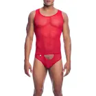 MOB Sexy Mesh bodysuit – red – L/XL — Photo 4