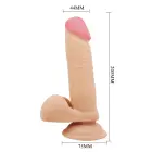 BAILE Sliding Skin – realistic TPR dildo – 8.1'' (20.6 cm) — Photo 10
