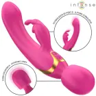 Intense Winona divpusējs truša un wand vibrators – 24.5 cm (9.6″) – rozā — Foto 2