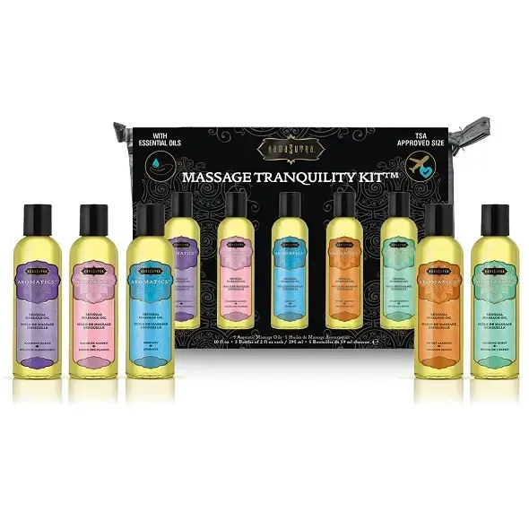 Kama Sutra Massage Tranquility Kit – aromatic massage oils 5 × 15 ml