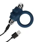 Loveline Vibrating Rabbit Cock Ring – Blue — Photo 8