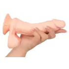 Nature Skin Bendable Remote Controlled Vibrator with Testicles – 21 cm (8.2″) – Skin — Photo 6
