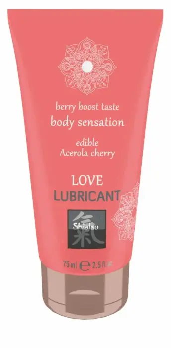 Love Lubricant Acerola Cherry Edible Water-Based Gel – 100 ml
