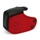 Ouch! Puppy Play neopreno kaukė – raudona — Nuotrauka 1