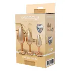 Gleaming Love matt Gold anaaltappide komplekt – 9.5 cm – Gold — Foto 1