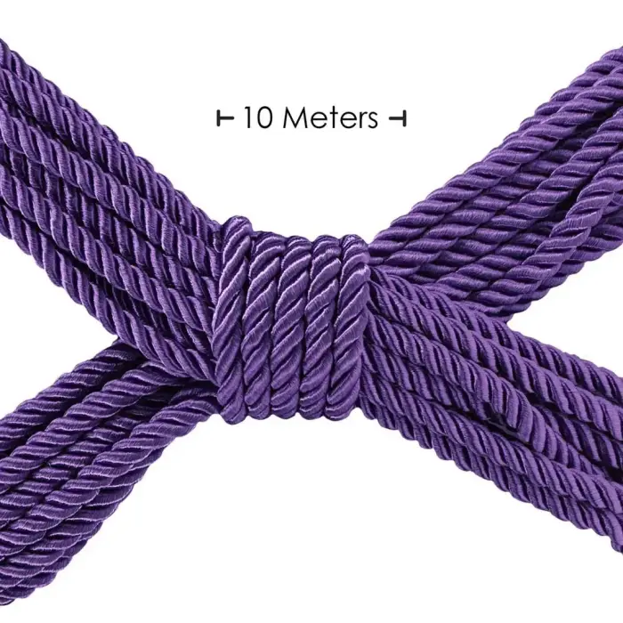 Polyester Bondage Rope - 32.8 ft / 10 m - Purple Foto 2
