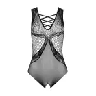 FB004 Mesh Bodysuit with Open Crotch – Black – S/M — Photo 5