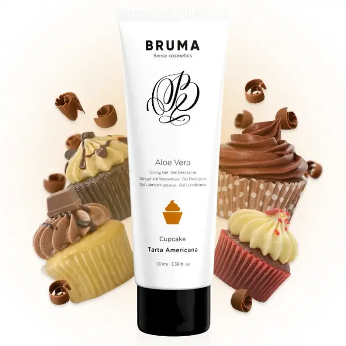 BRUMA Aloe Vera Water-Based Gel Cupcake Scented – 100 ml