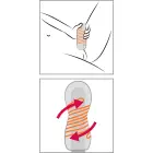 Tenga Spinner Hexa – tekstūruotas masturbatorius – skaidrus — Nuotrauka 7