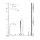 Caurspīdīgs reālistisks dildo ar piesūcekni – 15.5 cm (6″) — Foto 5