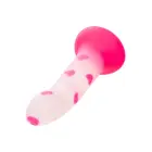 Glow Stick Heart dildo – tumsā spīdošs — Foto 9