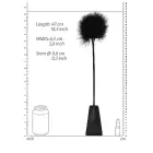 Ouch! Crop With Feather - Black Foto 2