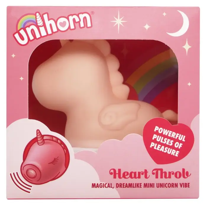 Unihorn Heart Throb vibrators – 9 cm (3.5″) – rozā