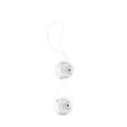 VIBRATONE Duo Vibrating Kegel Balls – Silver — Photo 2
