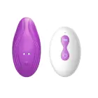 Ultrathin valkājams mini vibrators ar tālvadību – 12 cm (4.7″) – violets Foto 3