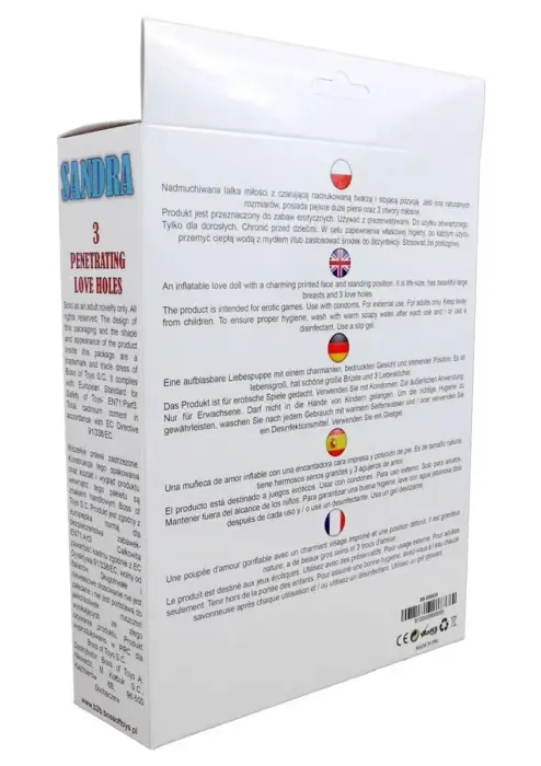 Piepūšamā mīlas lelle Sandra – 3 caurumi Foto 6