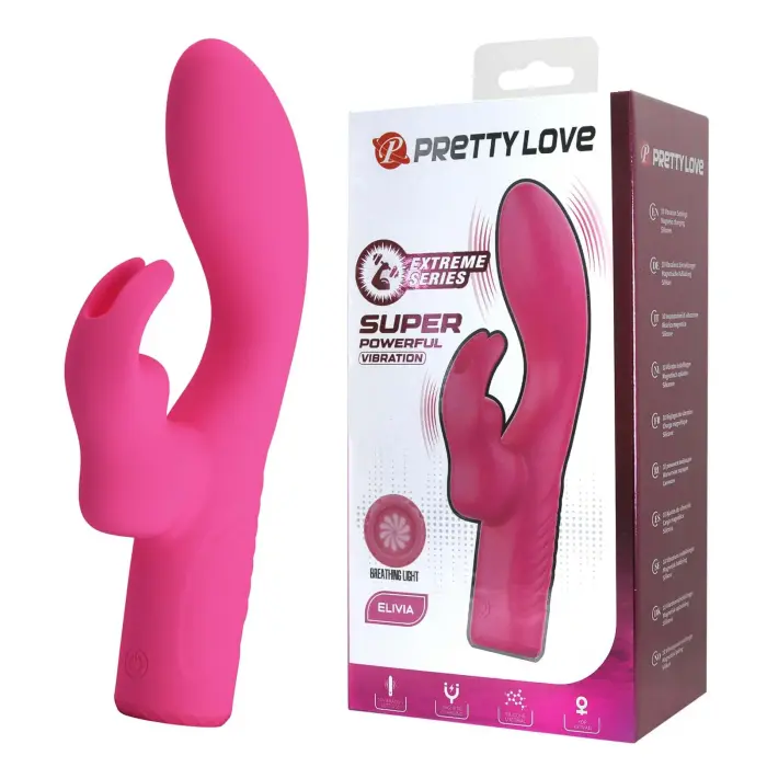 Pretty Love Elivia G taško vibratorius – 18 cm – rožinis