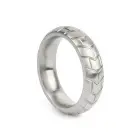 Mr. Steel MeGa Tire C-Ring – 50 mm – Silver — Photo 1