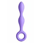 INYA Slim – silicone anal plug with finger ring – purple – 12.7 cm — Photo 2