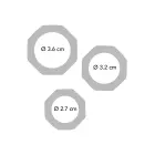TOYJOY Manpower Power Halo C-Ring Set – Black — Photo 2