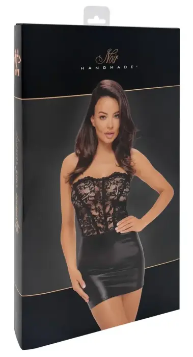 Noir Libido Tube Mini Dress – Black – L