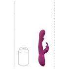 Mika Trīskāršais truša vibrators ar G-punkta plandošu mēlīti – rozā — Foto 6