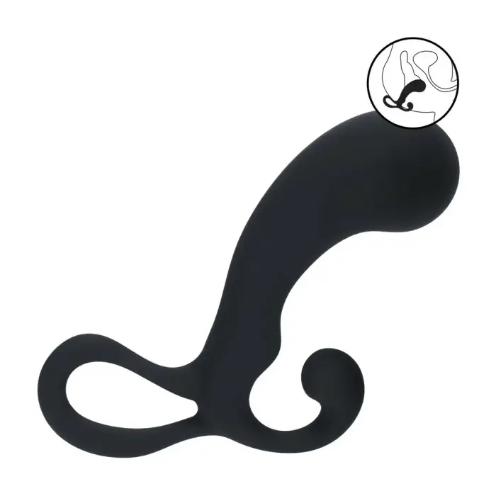 LEVELZ Bulb with Loop Silicone Prostate Model – M – Black