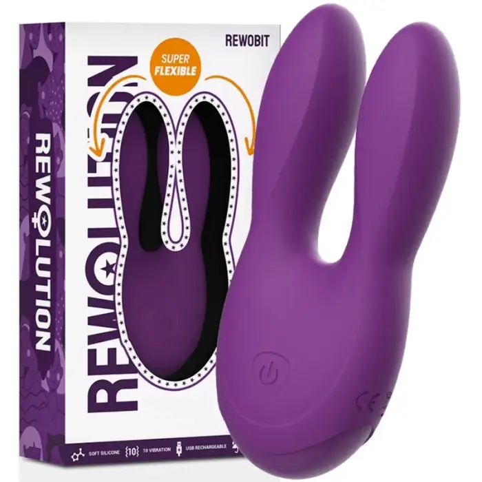 Rewolution REWOBIT Duet Flex vibratorius – 11.8 cm (4.6″) – rožinis