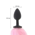 Unicorn Tail & Buttplug LED – Black Photo