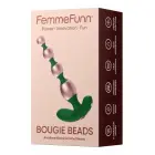 FemmeFunn Bougie Beads – алюминиевая система анальных шариков – розовое золото – 18,5 см — Фото 1