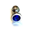 Jewel Anal Plug – 10 cm (4″) – Blue — Photo 2