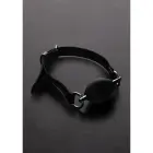 Oval Silicone Ball Gag – Black — Photo 2