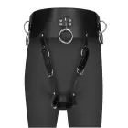 EasyToys – adjustable belt with wand holder and restraint rings – black — Photo 1