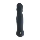 Vibrējošs un kustīgs silikona prostatas masieris – 20 cm – Melns — Foto 4