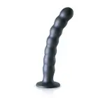 Текстурированный G-точки дилдо с присоской – 20.5 cm (8″) – Цвет Gunmetal — Фото 10