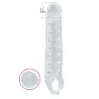 Penis Sleeve – Timeless Mighty Tusk – 28 cm (11″) – Clear — Photo 1