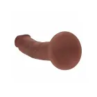 Vive REA215 – curved dual density silicone dildo with suction cup – brown – 15.5 cm — Photo 5