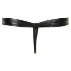 Svenjoyment shiny men's string with removable pouch – black – S — Photo 7