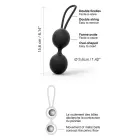 Marc Dorcel Dual Balls Mustad Kegeli kuulid — Foto 3