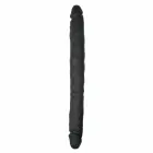 EasyToys dvipusis lankstus dildo – 44 cm (17.3″) – juodas — Nuotrauka 1