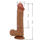 BAILE reālistisks Buraq dildo – 24 cm (9.4″) – Daudzkrāsains — Foto 7