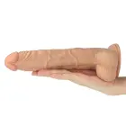 LoveToy Real Extreme Large Dildo – realistiškas dildo – PVC – kūno spalvos – 24,1 cm — Nuotrauka 6