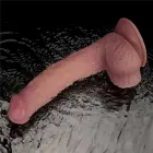 LoveToy Dual Density Power Cock – вибрирующий реалистичный дилдо – 9" – 10 режимов — Фото 3